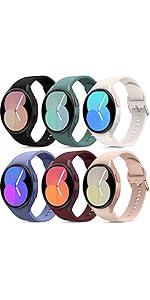Higgs 6 Pack Strap Compatible with Samsung Galaxy Watch 7/FE/6/5/4 40mm 44mm/Watch 5 Pro 45mm/Gal...