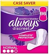 Always Discreet Incontinence Pads Plus Ultimate Night 48 Pads (4 x 12 Pieces) for Women, Star...
