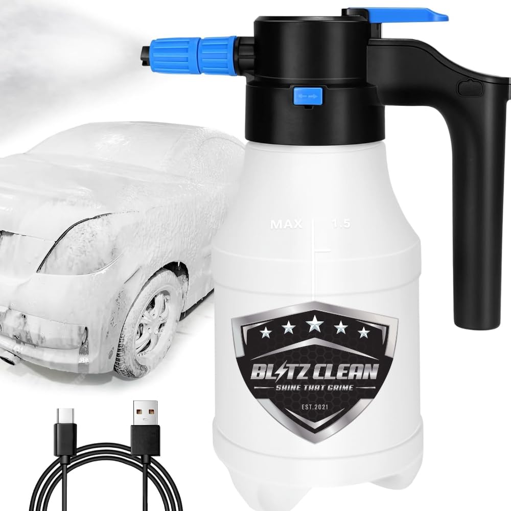 Snow Foam Battery Rechargeable Automatic Pressurising Sprayer Snow Foam Cannon Gun