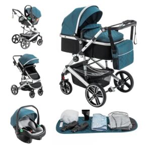 Kakbgee 3 in 1 Pushchair Travel System