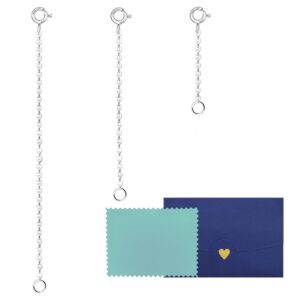 ADMITRY Sterling Silver Necklace Extender