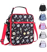 hombrima Kids Insulated Lunch Box Bag, Thermal Picnic Cool Bags with Adjustable Strap for Adults ...