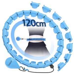 JLoibao Weighted Hula Circle Hoop for Adults weight loss