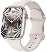 Yoohoo Upgraded Sport Straps Compatible with Apple Watch Straps 38mm 40mm 41mm 42mm(Series 10) Wo...