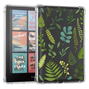 CoBak Case for 7" Amazon Kindle Paperwhite 2024 and Kindle Colorsoft Signature Edition - Transparent TPU and Corner protection Cover for Paperwhite 12th Generation