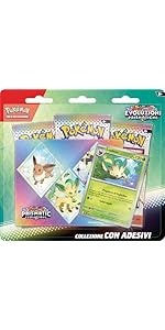 Pokémon TCG: Leafeon sticker collection from the Scarlet and Violet expansion - Pri...
