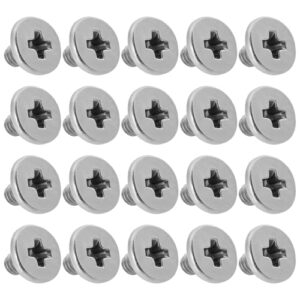 Be In Your Mind 20pcs M.2 SSD Wireless Network Card Solid State Drive Computer Case Stainless Steel Cross Screw M2x2.5mm Diameter 4.5mm Compatible with Dell Silve