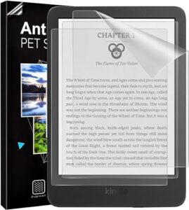TiMOVO 3 Pack Anti-Glare Screen Protector Designed for All-New Kindle 11th/10th Generation (6 inch - 2024/2022/2019 Release)