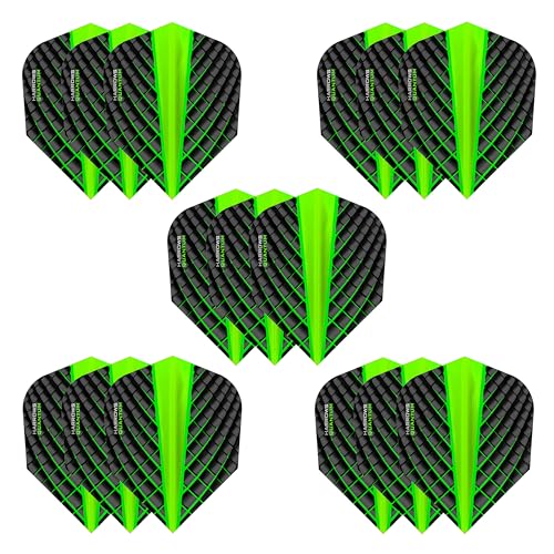 Harrows Quantum Dart Flights | 5 x sets Darts Flights (15 Flights Total) I 100 Micron Dart Flights I Premium Extra Strong Made in UK I Professional Darts Accessories