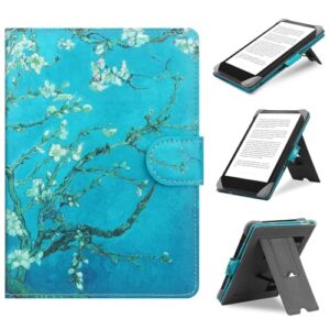 HoYiXi Universal Case Compatible with 6.8"-7" Kobo/PocketBook/Tolino/Sony/Kindle Paperwhite/Kobo Clara HD/Kobo Clara 2E Leather Stand Cover for 6-6.8'' E-Book eReader