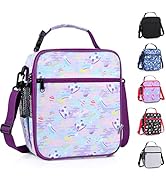 hombrima Kids Insulated Lunch Box Bag, Thermal Picnic Cool Bags with Adjustable Strap for Adults ...