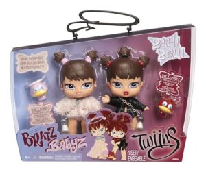 Bratz Babyz Twiins Dolls Phoebe and Roxxi - 2-Pack Collectible Fashion Dolls with Pets