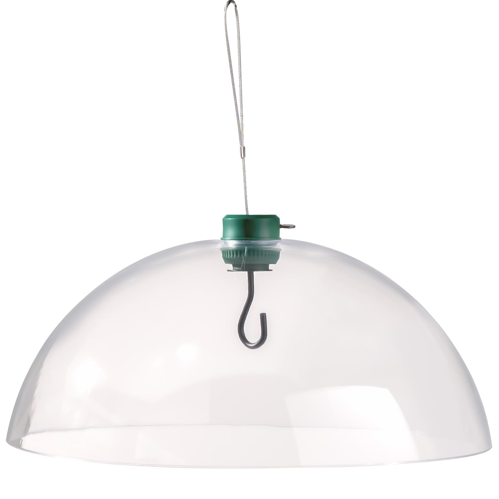 Crystals Squirrel Baffle Dome for Bird Feeders – Protects Seed from Clear Squirrels Baffle