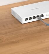 BrosTrend 5 Port 2.5Gb Network Switch, Multi-Gigabit Unmanaged Ethernet Switch, Ethernet Splitter...