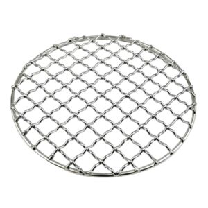LALADEFIEE Stainless Steel Mesh Camping Pot Rack Barbecue Grill Sheet for Outdoor Cooking Grill Tray for BBQ for Camping and Picnics Easy to Clea