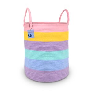 Caossuixin Rainbow Baby Laundry Basket