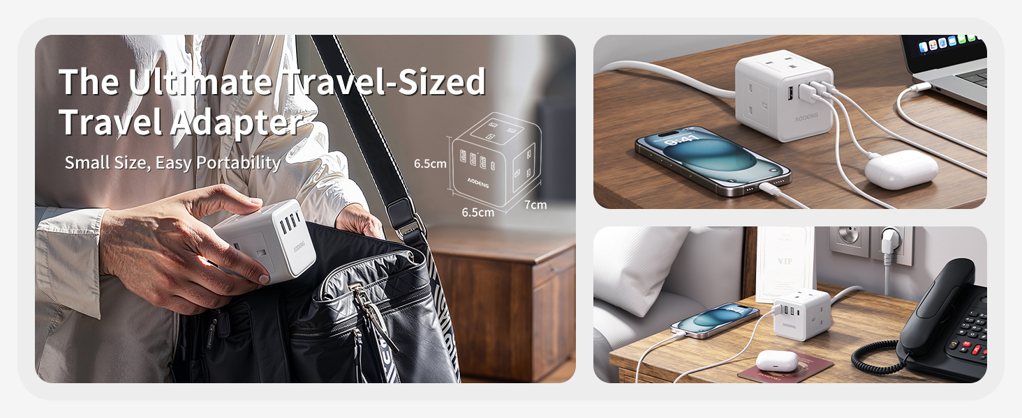 UK to European Plug Adapter