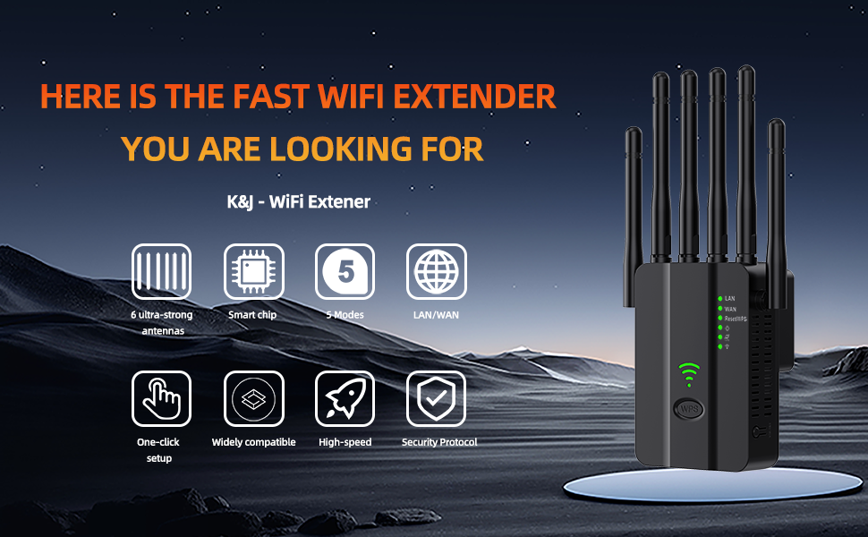 HERE IS THE FAST WIFI EXTENDER YOU ARE LOOKING FOR