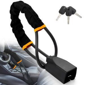 Warmiehomy Steering Wheel Lock Seat Belt Lock