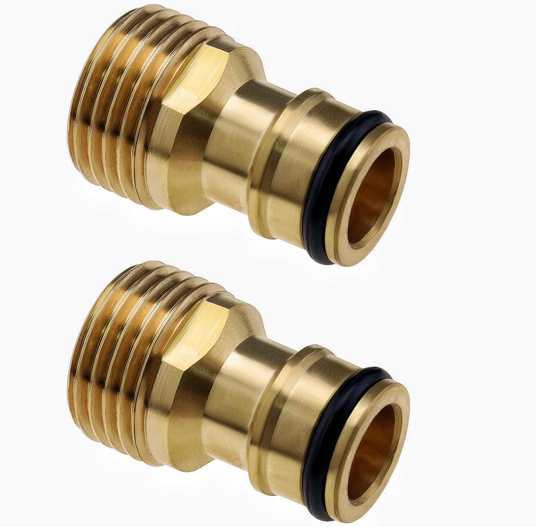 XPendHoze 2 Pcs Brass Garden Hose Tap Connector