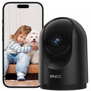 GNCC 2K 3MP Pet Camera Dog Cameras with APP for House Security