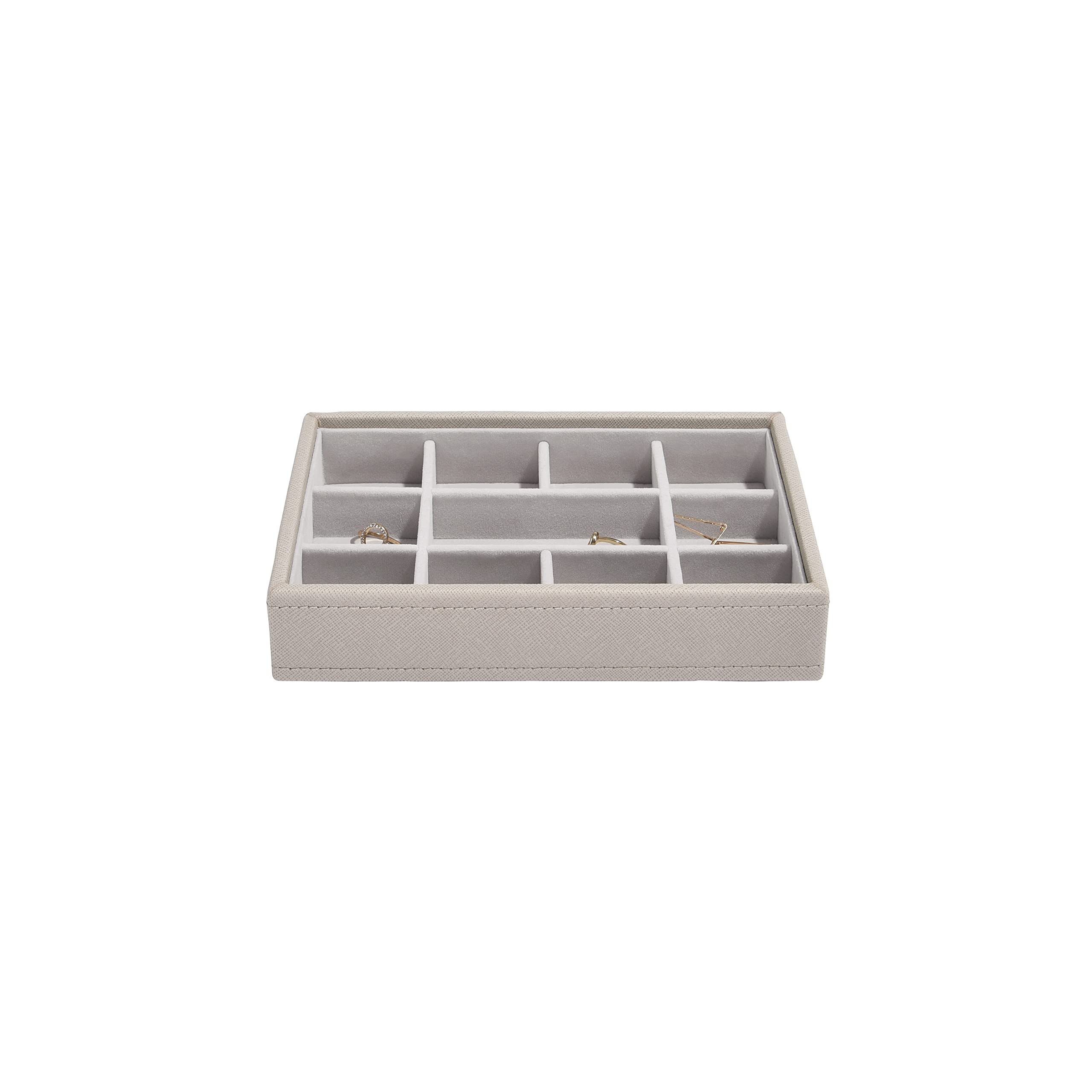 Stackers Taupe Mini Jewellery Box Trinkets Laye