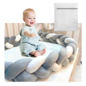 frstrery Braided Cot Bumper - with Laundry Bag