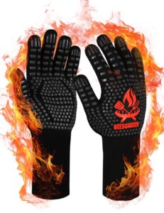 Beesgarden BBQ Gloves extreme heat resistant 800°C / 1472°F