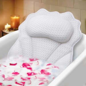 Bath Pillow RUVINCE Ergonomic Luxury bathtub pillow with head