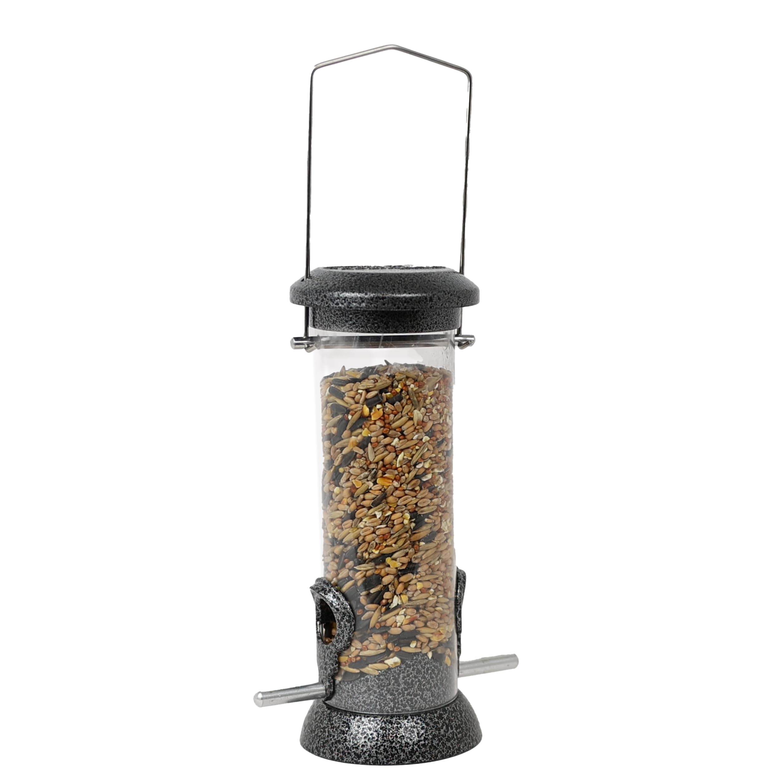 DIVCHI Bird Feeder Niger Seed Birdfeeder Heavy Duty Hanging Feeders Birdfeeder For Garden Wild Birds (Medium)