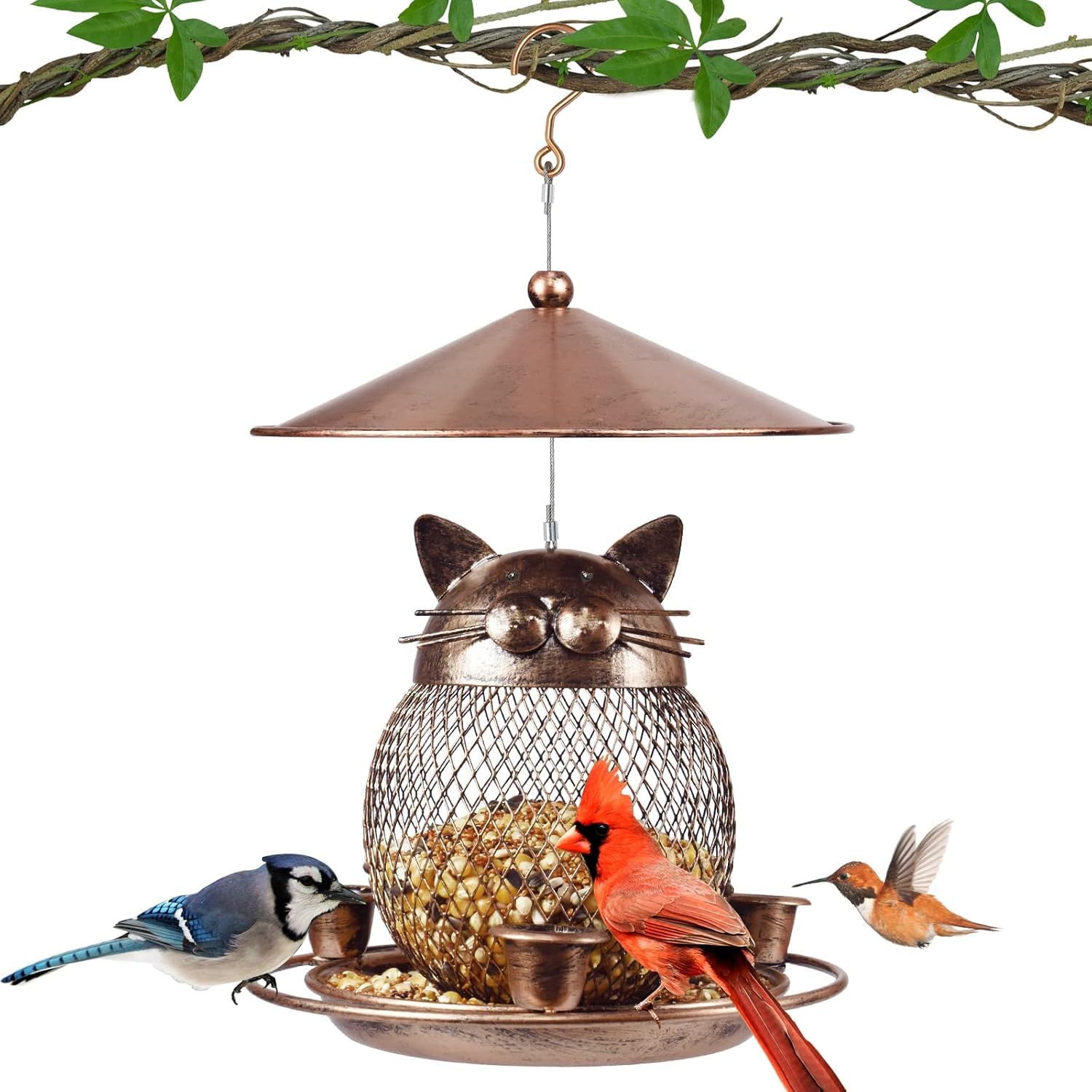 MLEPXBO Bird Feeders for Outdoors Hanging