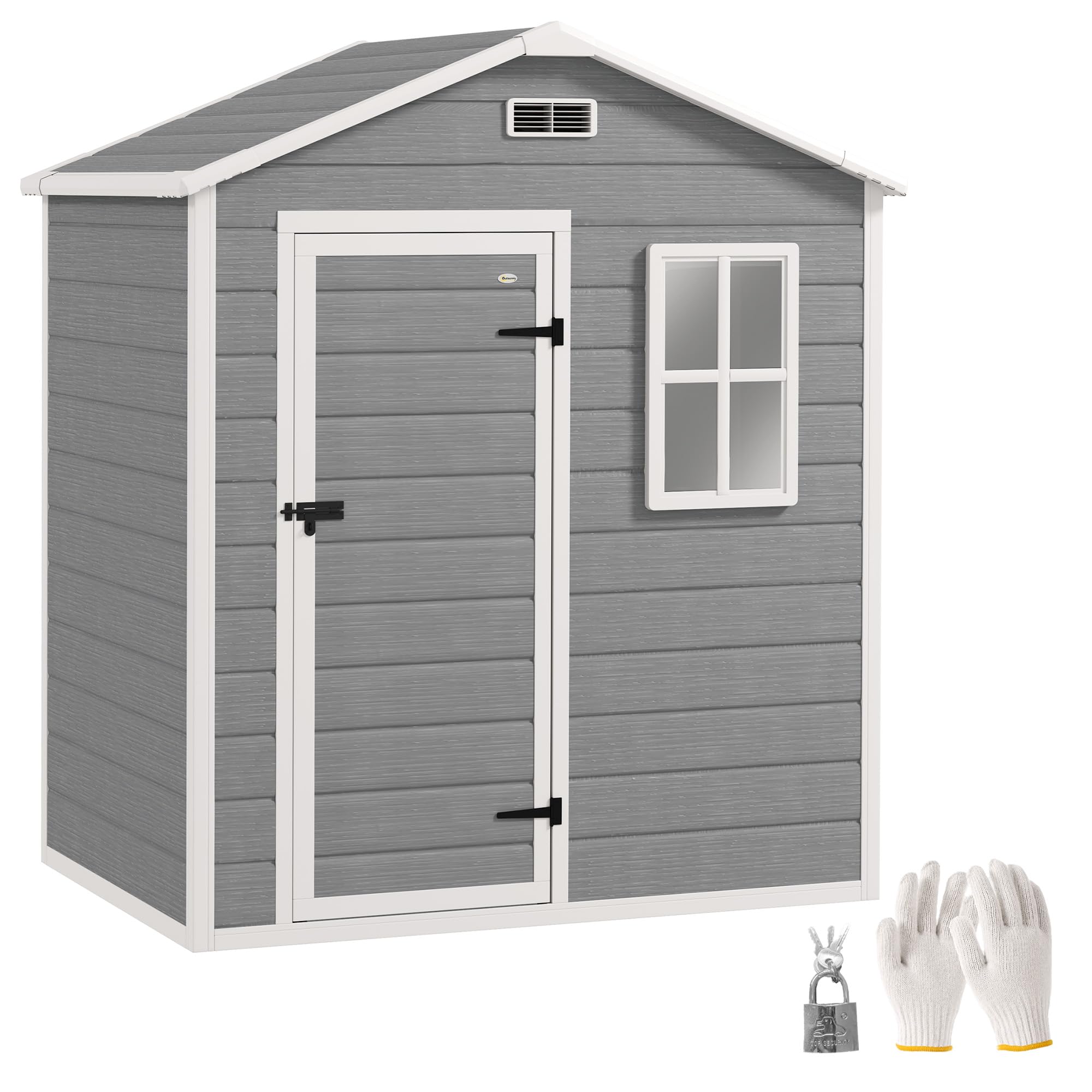 Outsunny 6 x 4ft Garden Shed