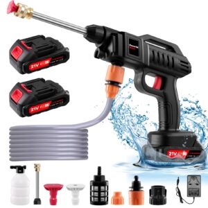 1500W Cordless Pressure Washer with 2 * 2.0Ah Battery
