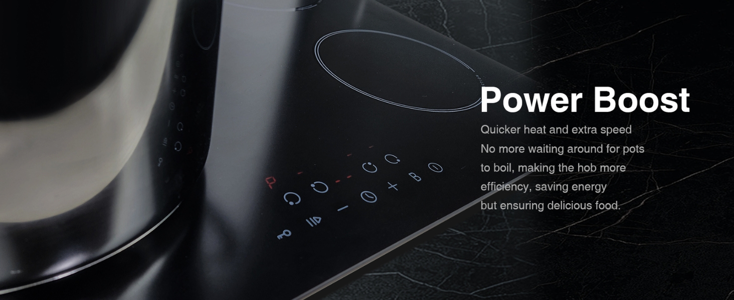 Induction hob Matte Black