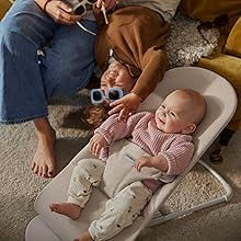 BabyBjörn Bouncer Bliss, Melange, Light Grey