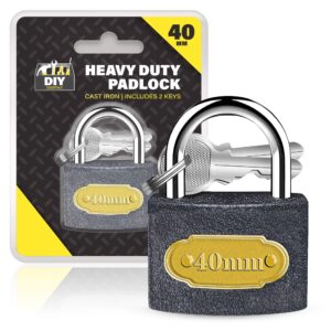 SOL 2X Heavy Duty Padlocks with Keys
