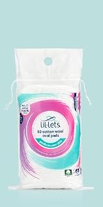 Lil-Lets cotton wool oval pads