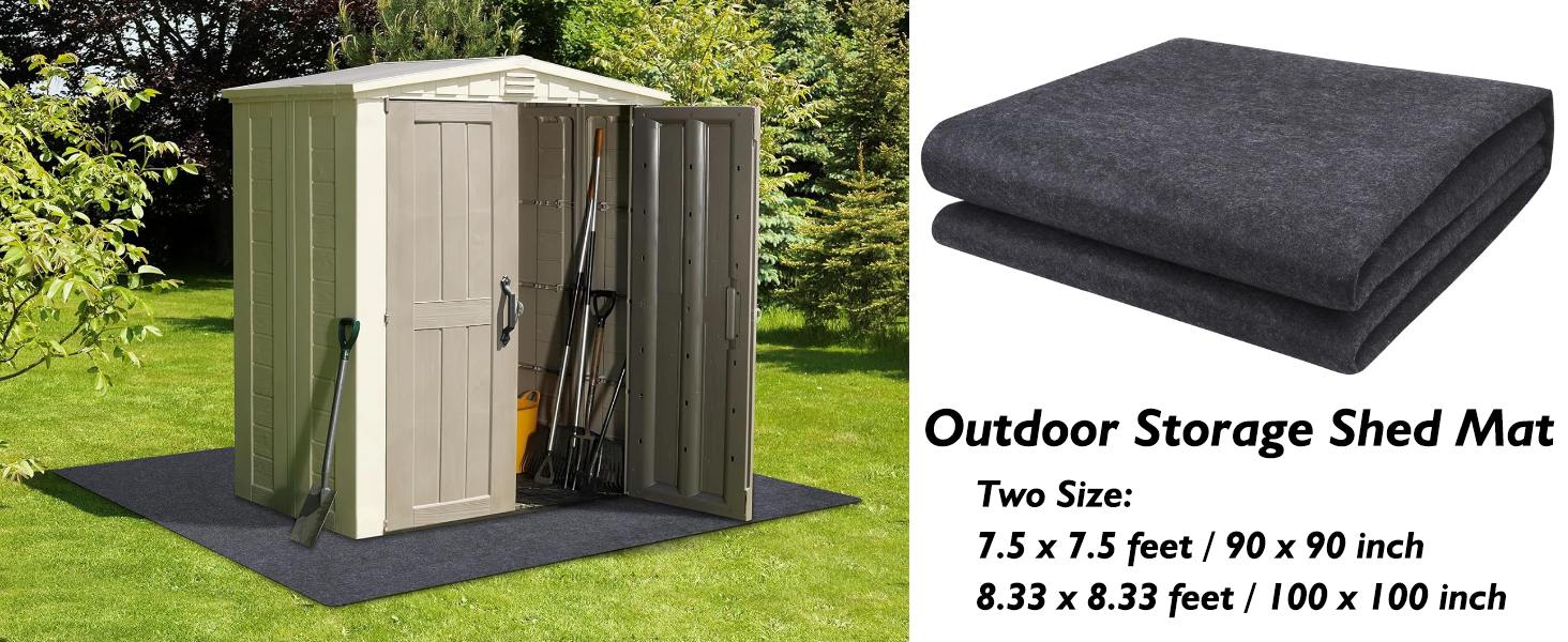 Outdoor Storage Shed Mat