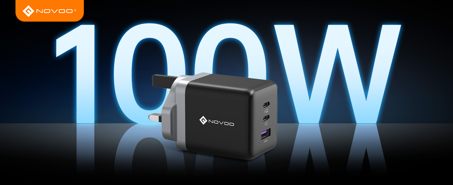 RG100 100W USB C Charger, GaN Charger Plug
