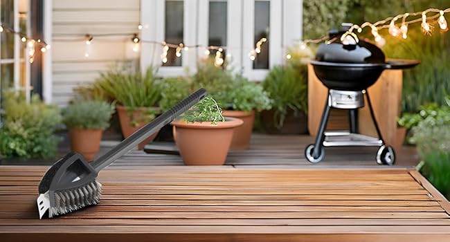 oven cleaner, weber bbq accessories, bbq tools, chainmail scrubber, metal scraper, wire brushes