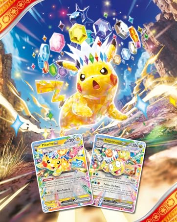 Pokémon TCG: Ursaluna Crimson Moon Collection ex (4 Holographic Cards and 4 Booster Packs)