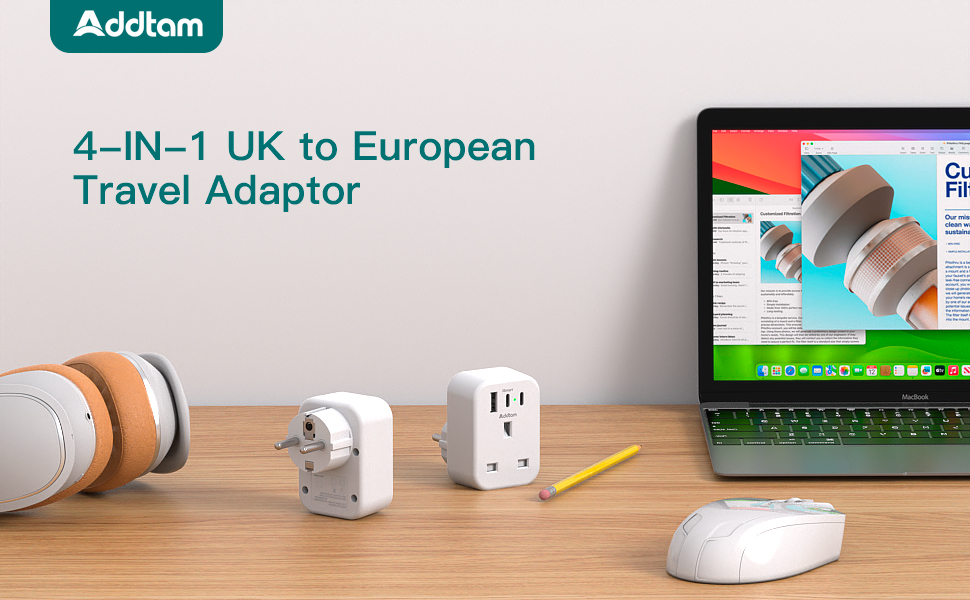 UK to EU Plug Adaptor