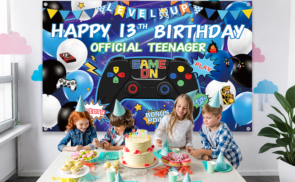 Happy 13th Birthday Party Decorations