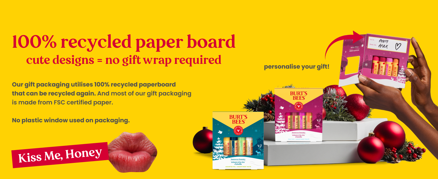 Burt's Bees Festive Fix 4 Pack