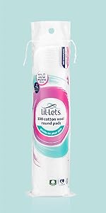 Cotton wool round pads 100