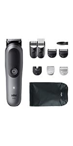 Braun All-in-One Series 5 Grooming Kit, 9in1, Ultra Sharp Blade, 120 Min, SkinGuard for Body, Pre...