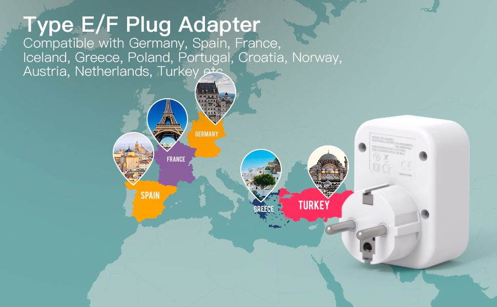 UK to EU Plug Adaptor