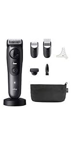 Braun Beard Trimmer Series 5, +9 Styling Tools, Ultra Sharp Blade, 120 Min Runtime, 40 Lengths, W...