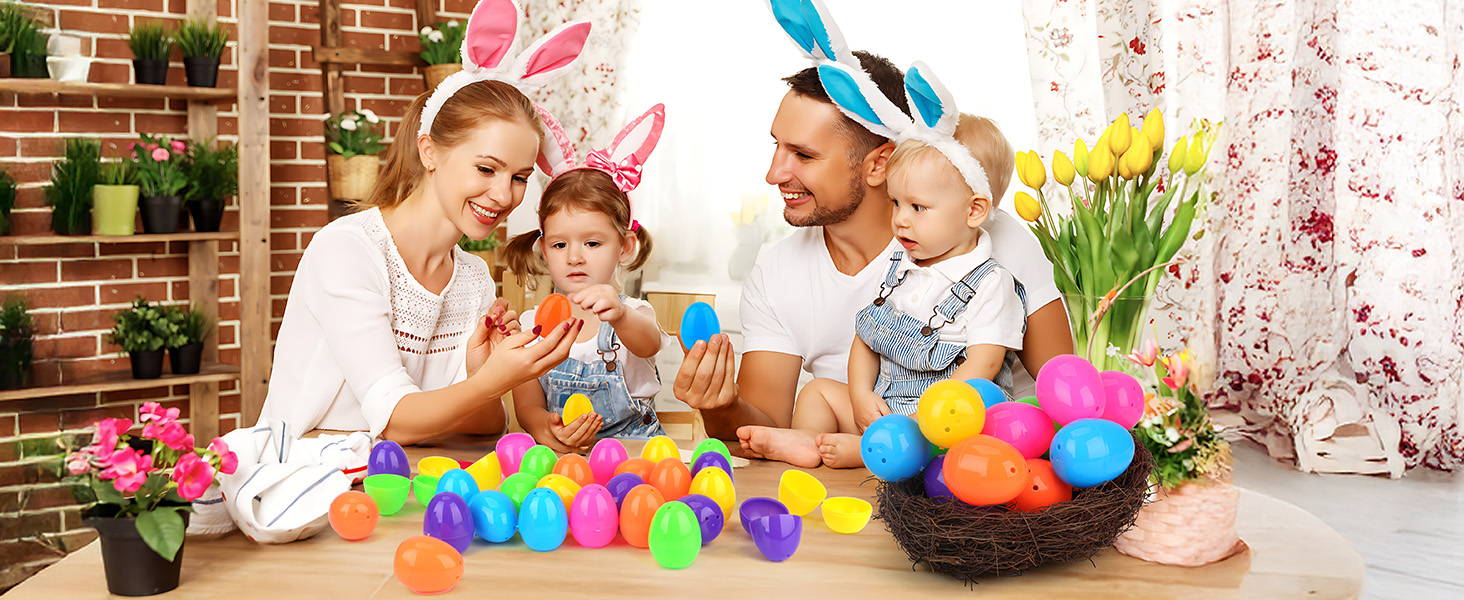 plastic easter eggs