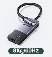 UGREEN USB C to HDMI Adapter (4K@60Hz, 2K@144Hz, 1080P@240Hz), Thunderbolt 3/4 to HDMI Converter,...